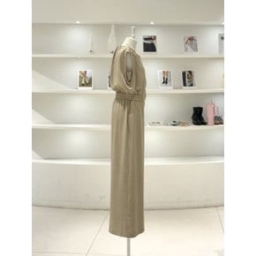[여주점] 여성 심플 넥 밴딩 점프슈트 (L262PSE044)