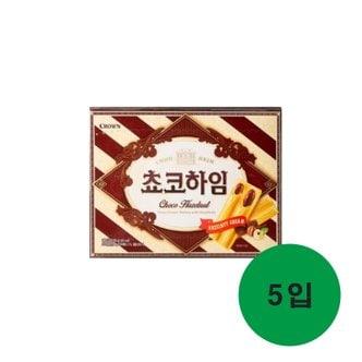  크라운 초코하임 142g 5개