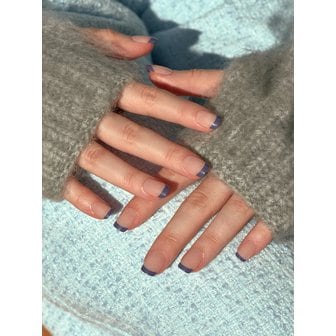 뮤즈마크 리유저블 네일팁 블루베리 파이(레귤러 스퀘어)