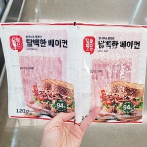 오늘좋은 담백한 베이컨 120g x 2개 아이스박스포장