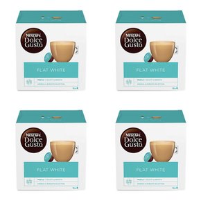 네스카페 돌체구스토 플랫 화이트 캡슐커피 Nescafe Dolce Gusto Flat White 16개입 4개