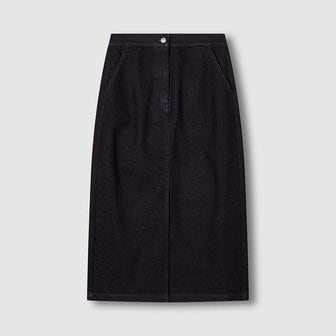 JAJU 여 기모 데님 H라인 스커트 J125402001056