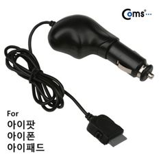 Coms A사 스마트폰 차량용 충전 케이블black