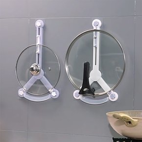 스프링 냄비뚜껑받침대 조리도구 거치대 주방정리용품