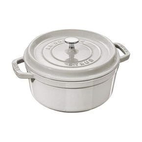 독일 스타우브 무쇠냄비 Dust 405014100 Casserole 20 cm White Truffle 1345074