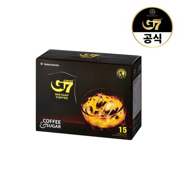 G7 2in1 커피앤슈거 15T   인스턴트 스위트 아메리카노 베트남 원두 설탕 커피 믹스_P324056513