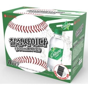  칠성사이다 300ml*8입 랜더스패키지