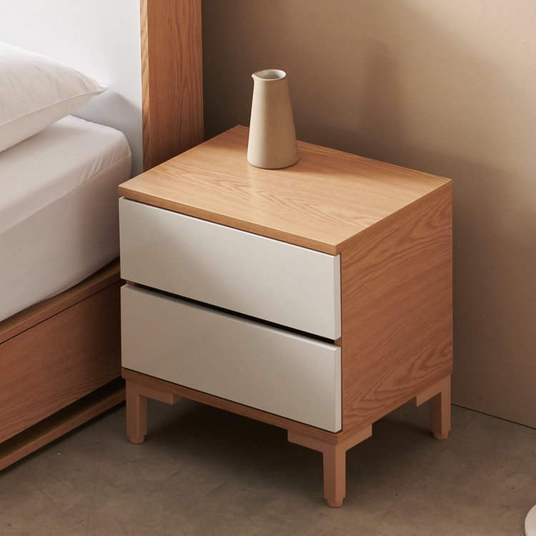 마틴 2단 서랍 침대 옆 선반 미니 협탁 400 수납 소형 낮은 협탁테이블 - 이마트몰