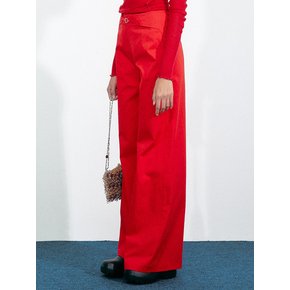 Serene Vizo Wide Pants (Red)