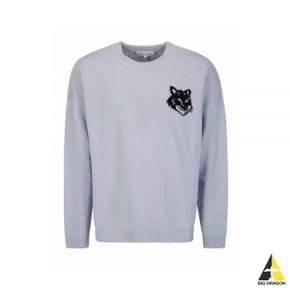 메종키츠네 FOX HEAD INTARSIA COMFORT JUMPER (LM00819KT1063-P422) (폭스헤드