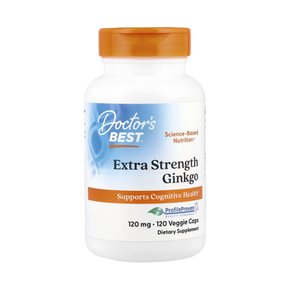 징코 엑스트라 스트렝스 은행잎추출물 ginkgo 120mg 120베지캡슐 X 3통
