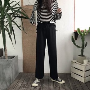 슬랙스 팬츠 긴바지 편한 캐주얼 홈웨어 여자 일자 트레이닝바지