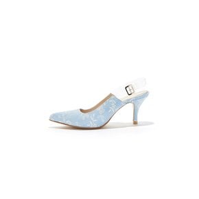 Blue Ming PVC Slingback