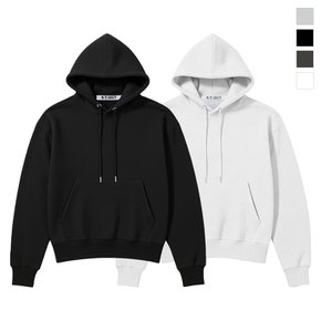 남녀공용 베이직 루즈핏 기모 면 후드 티셔츠 Model No_OC205