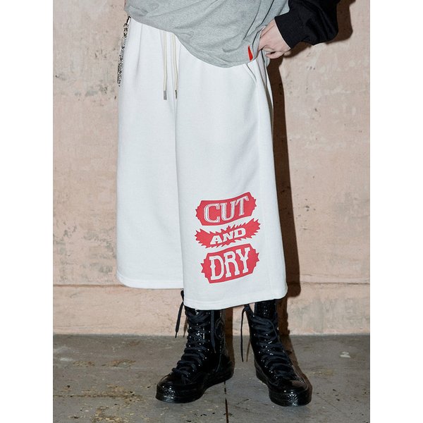 컷 앤 드라이 버뮤다 팬츠 [화이트]