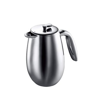  BODUM 보담 COLUMBIA 콜롬비아 더블 월 프렌치 프레스 커피 메이커 350ml 실버 [정품] 1303-16