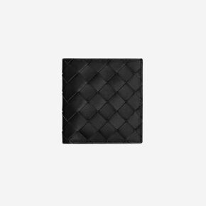 보테가 베네타 슬림 반지갑 블랙 Bottega Veneta Slim Bi-Fold Wallet Black