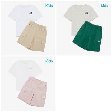 노스페이스키즈 NT7UR20 키즈 익스프로러 크루 세트 KS EXPLORER CREW SET