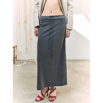 구호 플러스 Jersey Banding Long Skirt  Ash (KE6227M014)