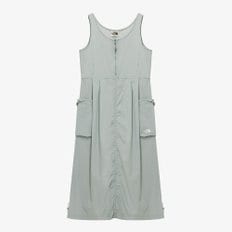 [노스페이스 공식] NT7ZR30L 화이트라벨 여성 아이스런 원피스_COOL GRAY