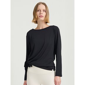 뉴 사이드 슬릿 롱 슬리브 FMST5014F_뉴블랙