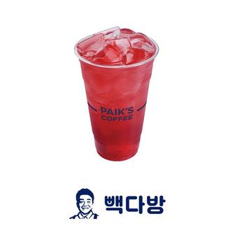 빽다방 아이스미초(석류)