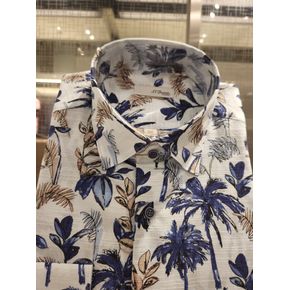 듀퐁셔츠 기본핏 꽃무늬남방셔츠SE2SM11LS133