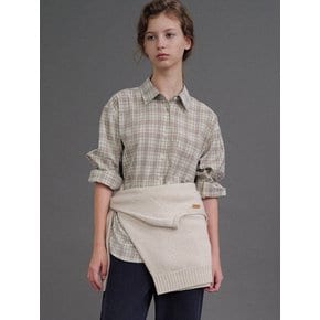 Robin check shirts (beige)