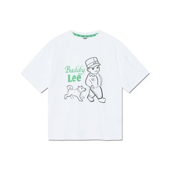 Lee Kids 리 키즈 그래픽 반팔 티셔츠 화이트 LK2402ST08 WH