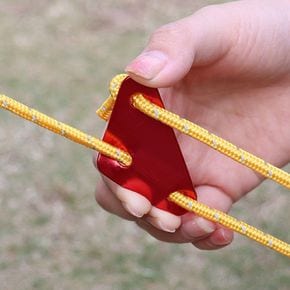 캠핑용 삼각 스토퍼 줄 고정