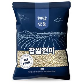 국산 찹쌀현미 1kg l 찰현미 잡곡 l 지퍼팩 포장[35119244]