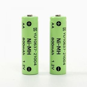 800mAh 니켈수소 AA 충전지 2p세트 NI-MH 충전배터리