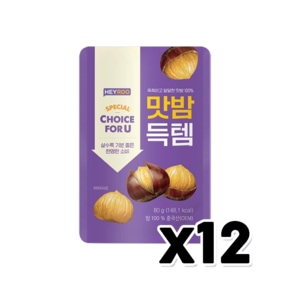 헤이루 맛밤득템 간편간식 80g x 12개