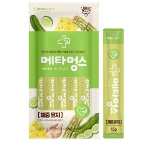 메타멍스 강아지 츄르 체중유지 닭고기치즈 15g 5p X ( 4매입 )