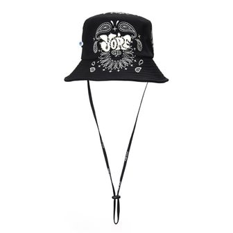 욜프 BUCKET HAT PAISLEY BLACK 욜프 버킷햇 페이즐리 블랙