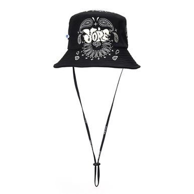 BUCKET HAT PAISLEY BLACK 욜프 버킷햇 페이즐리 블랙