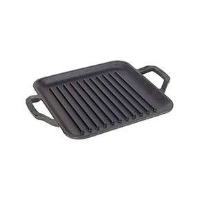 미국 롯지 무쇠팬 Lodge Chef 11 Inch Cast Iron Style Square Grill Pan 1357054