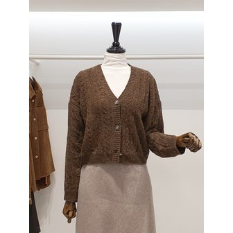 ZOOC [파주점] 쥬크 주크 울혼방 꽈배기 니트 가디건 V254KSL940