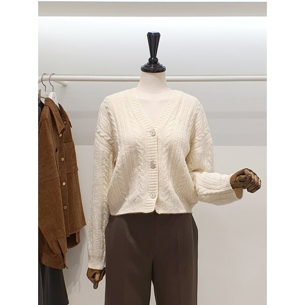 [파주점] 쥬크 주크 울혼방 꽈배기 니트 가디건 V254KSL940