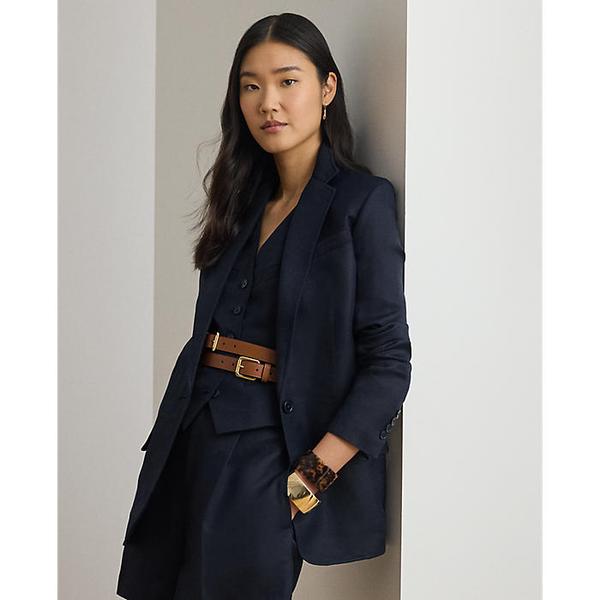 리넨 블렌드 트윌 블레이저(WMLROTWS6020275410)