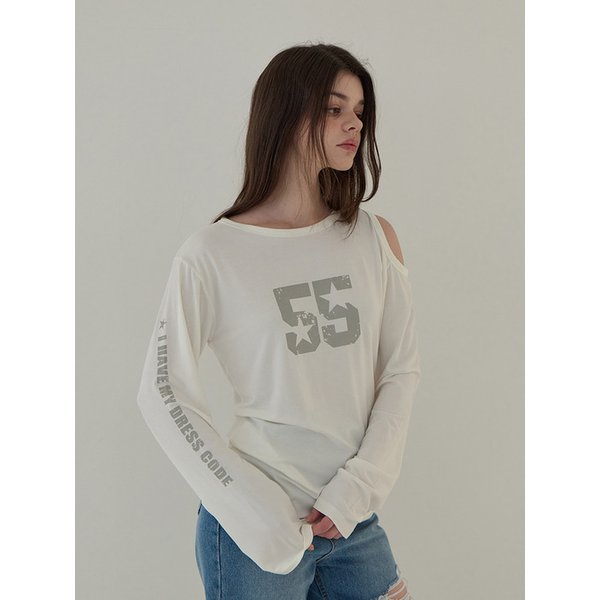 55 루즈핏 롱슬리브 (아이보리)