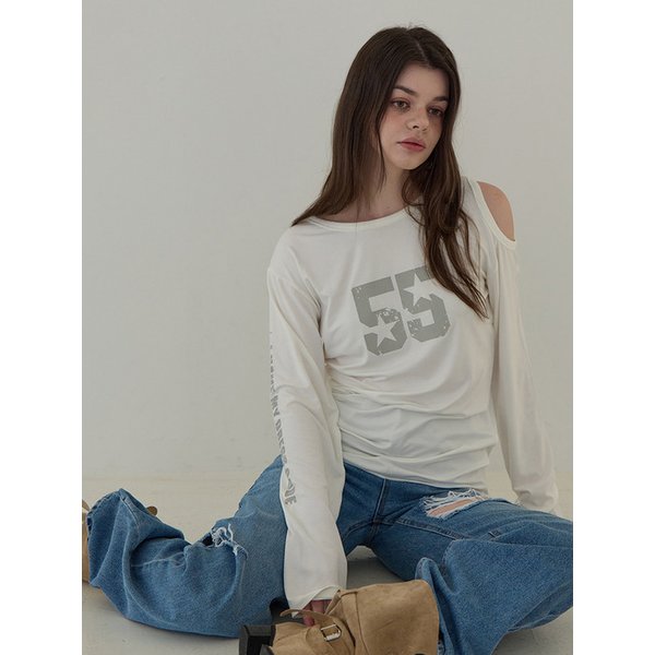 55 루즈핏 롱슬리브 (아이보리)