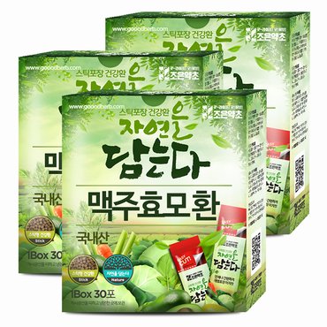 굿허브 맥주효모환 스틱형(국산) 3g x 30포 x 3