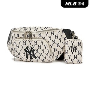 MLB [코리아공식]클래식 모노그램 힙색 NY (D.Cream)