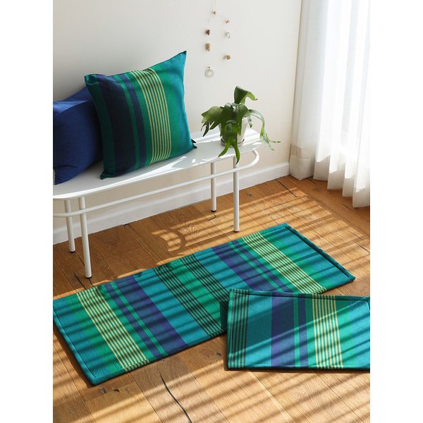 오가닉코튼 발매트 겸 주방매트 플로잉터틀 2 size