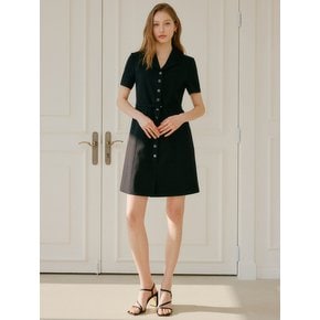 라일리 벨트 자켓 드레스_블랙 / RILEY BELT JACKET DRESS_BLACK