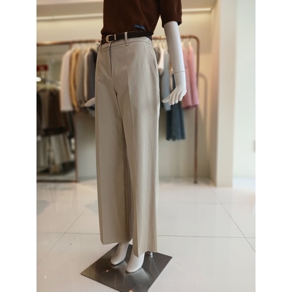 [여주점] 씨씨콜렉트 벨티드세미와이드코튼팬츠 E261msa105