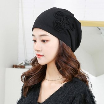 hat'scompany 여성모자 봄 여름 두건 비니 항암 모자 쫀쫀 조리모 여자 버킷햇 슬립세임플비니