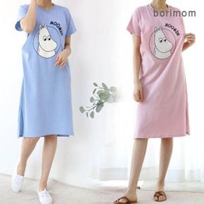 반팔 무민 수유 원피스 여름 수유복_P343241124