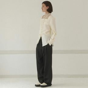 나인 STRIPE TUCK POINT PANTS PT5572SG